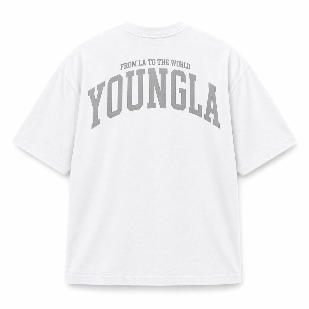 Youngla Demi-Oversized Premium Tee Black & White