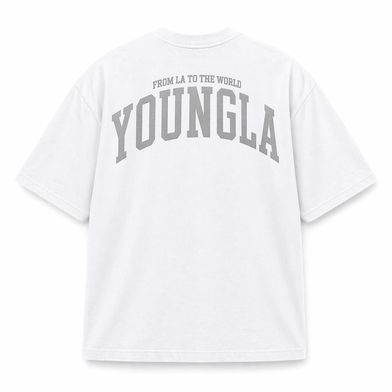 Youngla Demi-Oversized Premium Tee Black & White