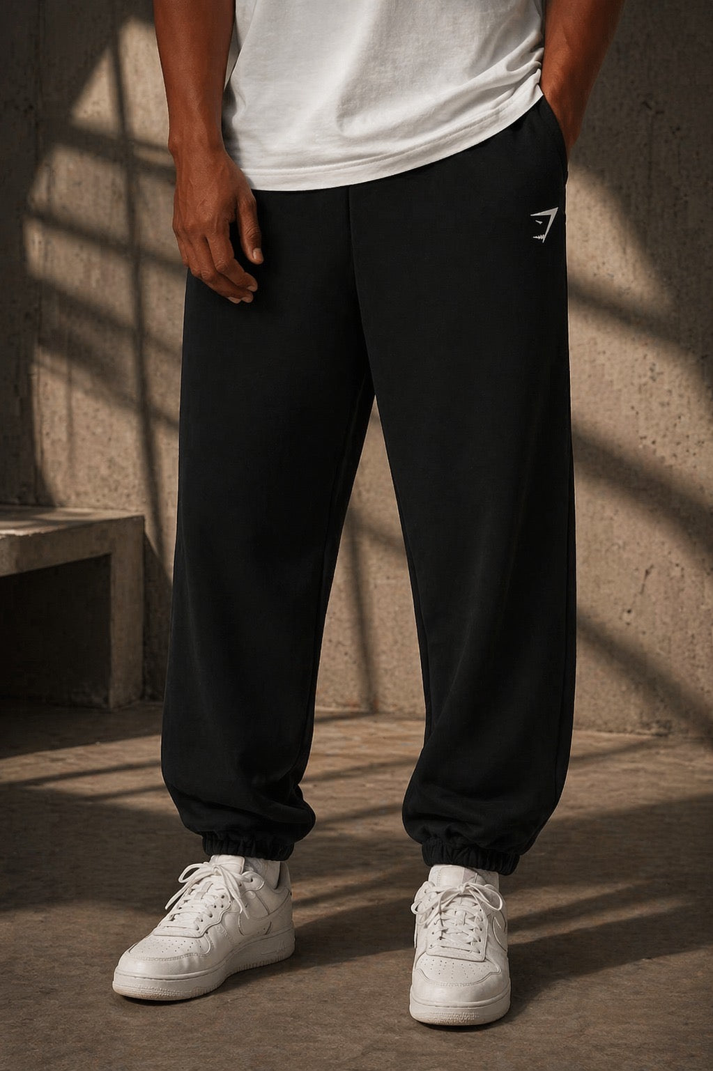 Gymshark Black & White Jogger
