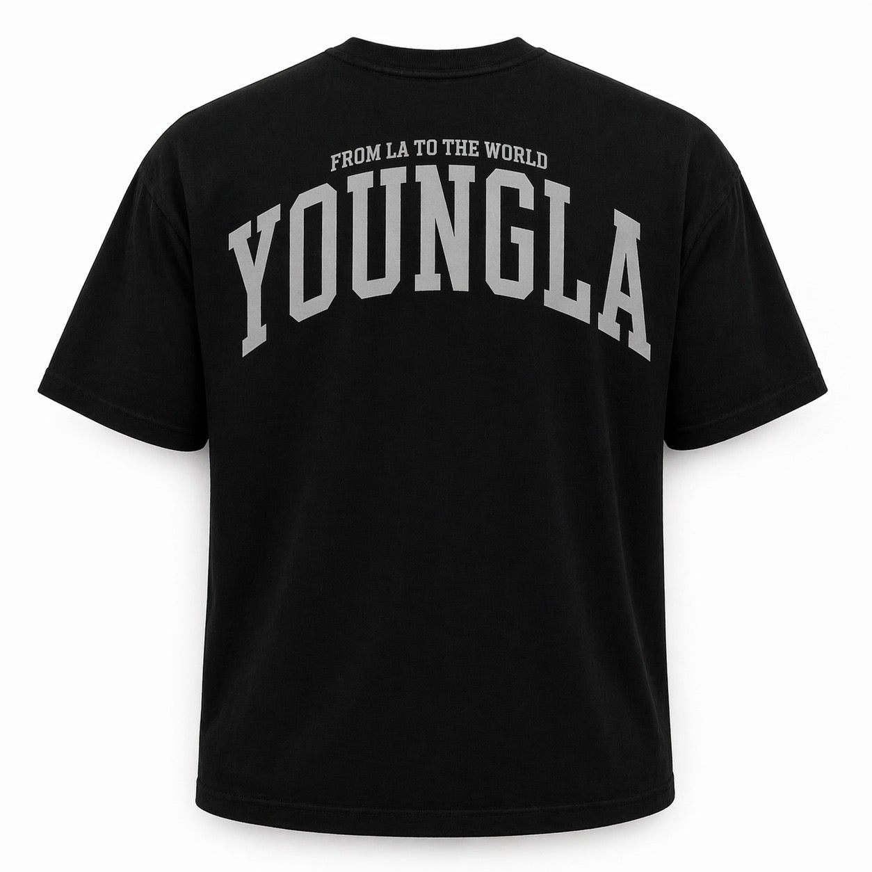 Youngla Demi-Oversized Premium Tee Black & White