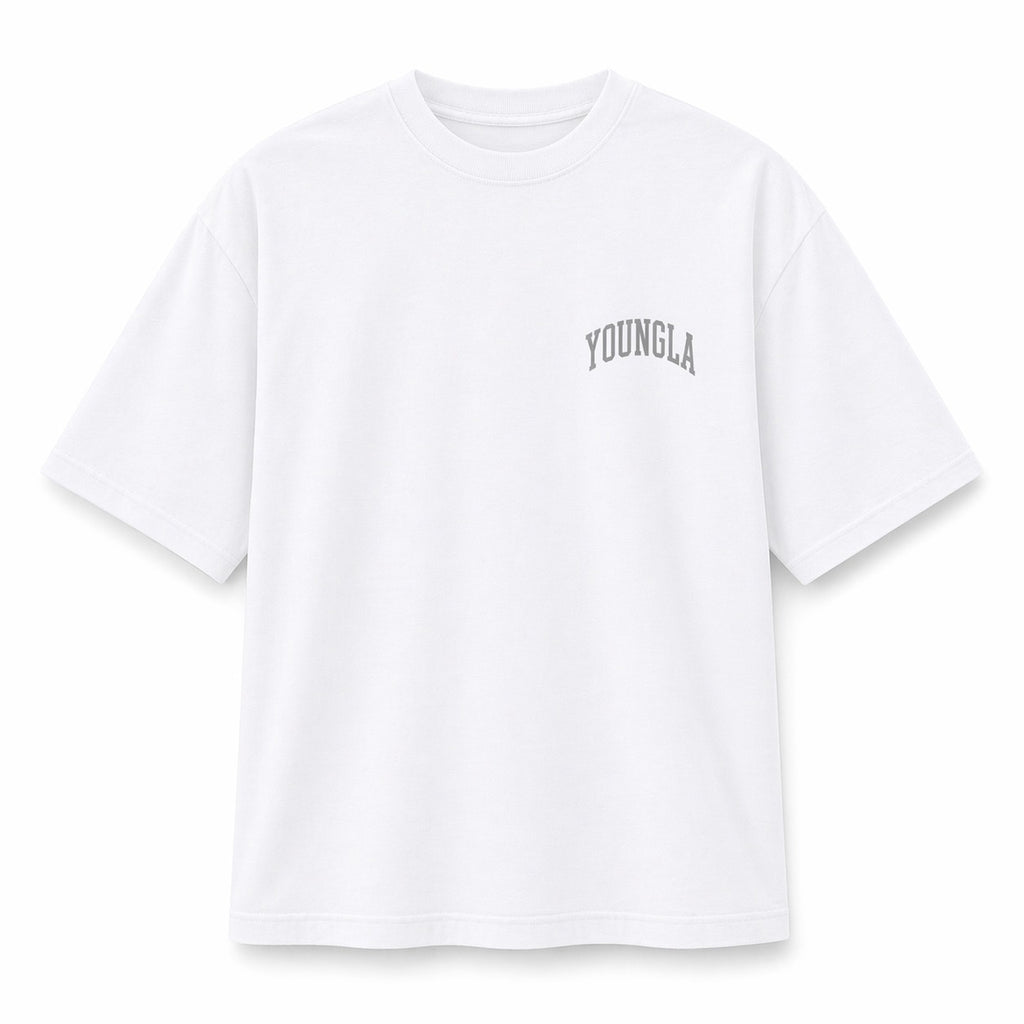 Youngla Demi-Oversized Premium Tee Black & White